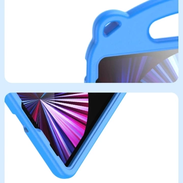 Dux Ducis Panda Safe for Children Soft Case für iPad Pro 11 '' 2021/2020/2018 / iPad Air 2020/2022 mit Stylus Space Pink