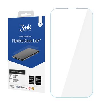Bruchsicheres 3mk Flexible Glass Lite Hybridglas für Apple iPhone 14/14 Pro