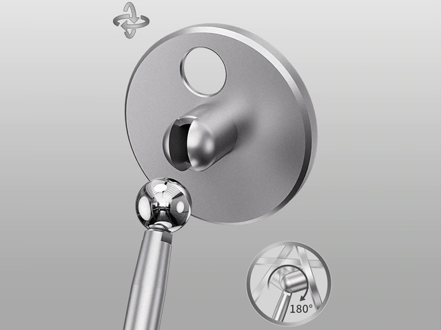 Uchwyt stojak do ładowarki Qi MagSafe na biurko Alogy do iPhone 12 13 14 Srebrny