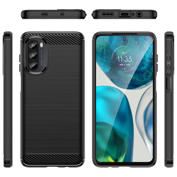 Etui TpuCarbon für Motorola Moto G52 / G82 5G Schwarz