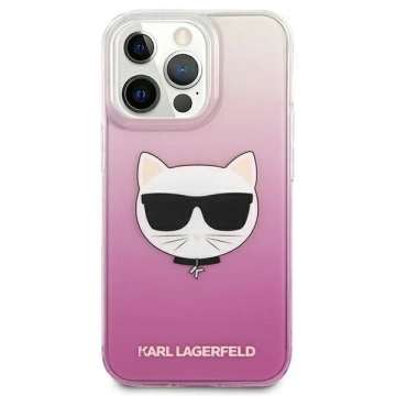 Karl Lagerfeld KLHCP13XCTRP iPhone 13 Pro Max 6,7 "Hardcase Pink / Pink Choupette Head