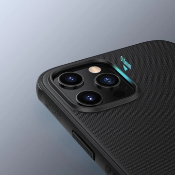 Nillkin Super Frosted Shield gehärtete Hülle für iPhone 12 Pro Max schwarz