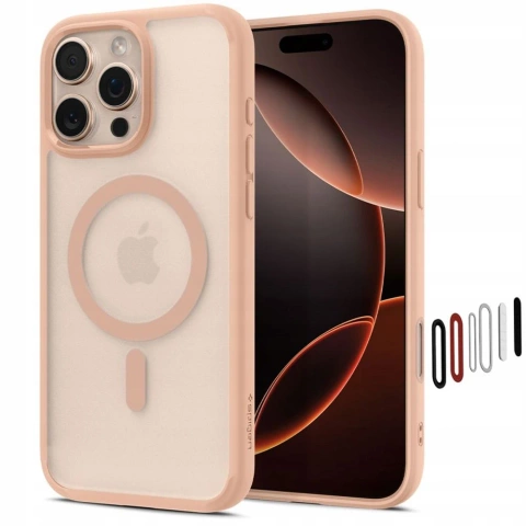 Etui do iPhone 16 Pro Max Spigen Ultra Hybrid ”T” Mag MagSafe Różowe