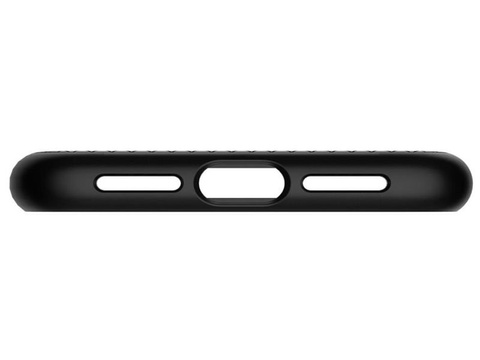 Spigen Liquid Air Hülle für Apple iPhone Xr Mattschwarz Alogy Glas