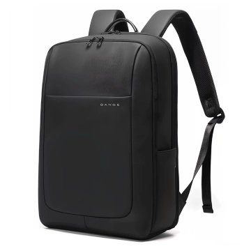 Bange Wasserdichter Rucksack Laptoptasche 15,6" Urban Travel 46x30x16 cm Für Arbeit Schule Flugzeug Herren Damen Schwarz