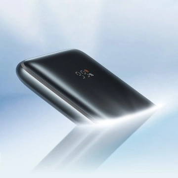 Baseus Bipow Pro Power Bank 10000mAh 20W weiß mit USB Typ A - USB Typ C 3A 0,3m Kabel (PPBD040202)