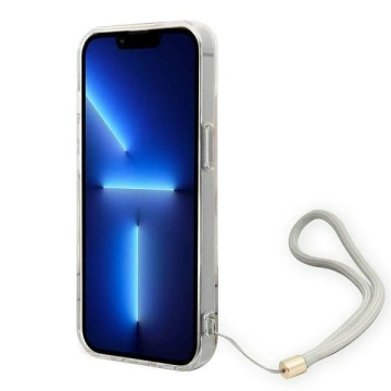 Etui Guess GUOHCP14MHFLSU do Apple iPhone 14 Plus 6,7" fioletowy/purple hardcase Flower Strap