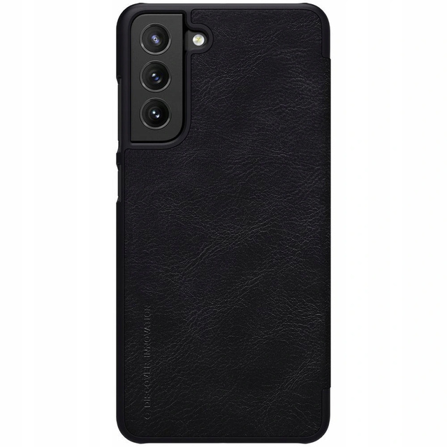 Etui portfel skóra Nillkin Qin do Samsung Galaxy S21 FE 2021 Black