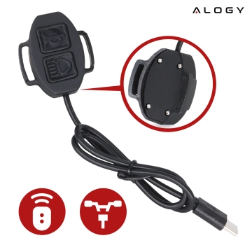 Alogy P12 Fahrradlicht schwarz Fahrradlicht vorne LED-Frontlicht Fahrradbeleuchtung wasserdicht IPX5
