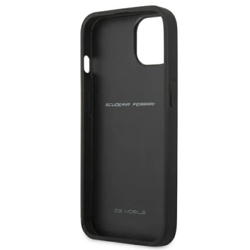 Ferrari iPhone 13 mini 5.4" Hülle rot/rot Hardcase On Track Carbon Stripe