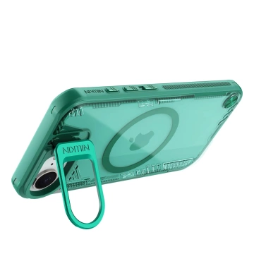 iPhone 16e Hülle Nillkin Iceblade MagSafe Stand Grün