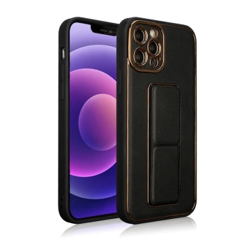 Neu Kickstand Case iPhone 12 Hülle mit Ständer schwarz