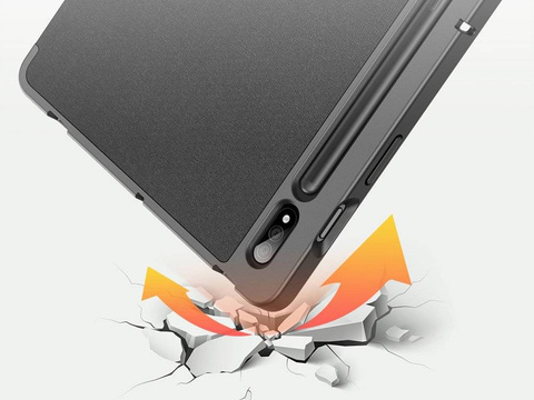 Dux Ducis Hülle für Samsung Galaxy Tab S7 Plus / S8 Plus 12.4 T970 / T976B / X800 / X806 Schwarz