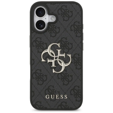 Etui Guess Hardcase 4G Big Metal Logo do iPhone 17, czarne