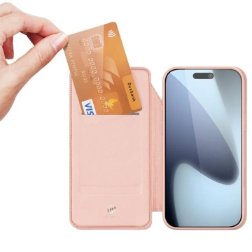 Etui Kabura do iPhone 17 Pro Max Dux Ducis Skin Pro Różowy