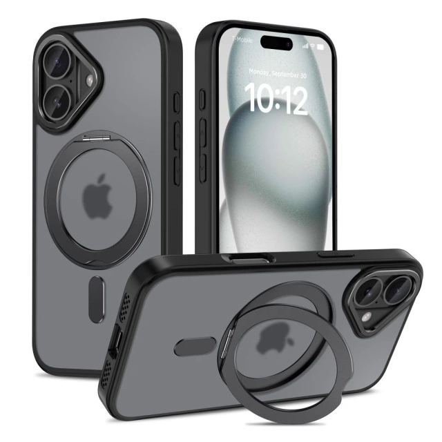 TECH-PROTECT MAGRING SAFE IPHONE 16 MATTSCHWARZ