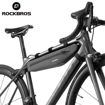Rockbros AS-052 Rahmen-Fahrradtasche 1,5L Grau Wasserdicht