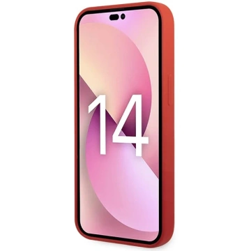 Tumi Liquid Silicone Hardcase für iPhone 14 Plus rot/rot