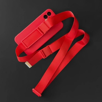 Seilhülle Gelhülle mit einer Kette Lanyard Tasche Lanyard iPhone 11 Pro gelb