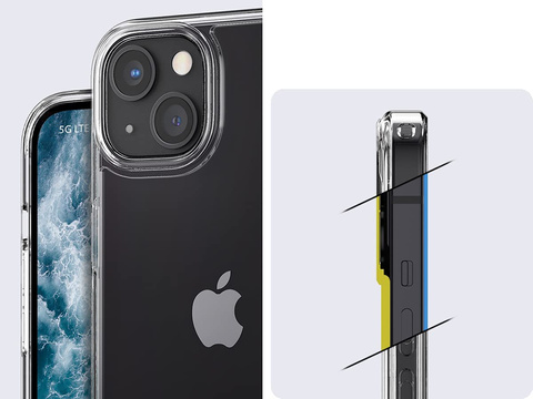 Etui Obudowa Hülle Spigen Ultra Hybrid für Apple iPhone 13 Crystal Clear