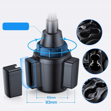 Universal Joyroom JR-ZS259 Autohalterung für Telefon für Getränkehalter Schwarz