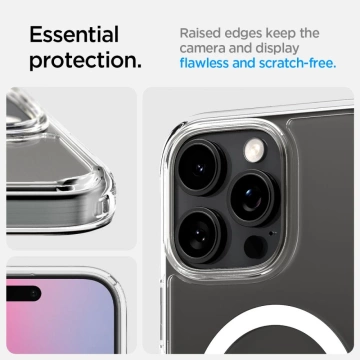 Etui Spigen Ultra Hybrid „T“ Mag Magsafe iPhone 16 Pro Max Weiß