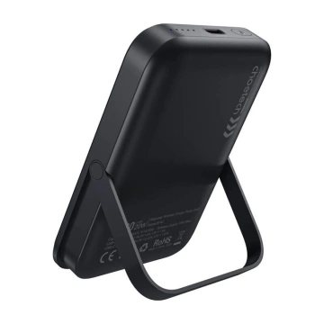 Choetech Black 10000 mAh 20 W PD Magnetische Powerbank mit Ständer Schwarz
