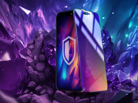 Privacy-Hartglas für Apple iPhone 16 – 3mk Rainbow Privacy