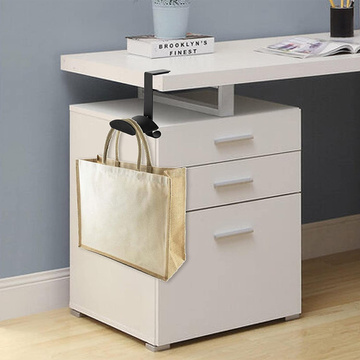 Uniwersalny uchwyt wieszak hak na słuchawki Alogy na biurko blat Czarny