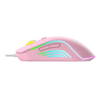 Havit MS1029 RGB Kabelgebundene Gaming-Maus 8000 DPI Rosa