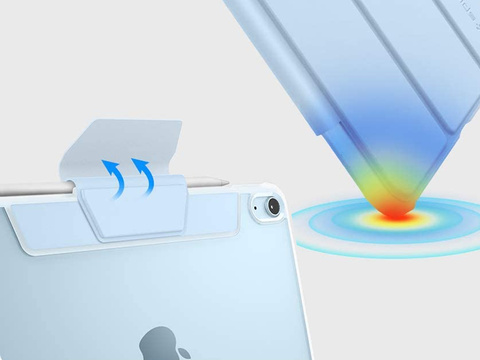 Etui Spigen Ultra Hybrid Pro für Apple iPad Air 4 2020 / 5 2022 Himmelblau