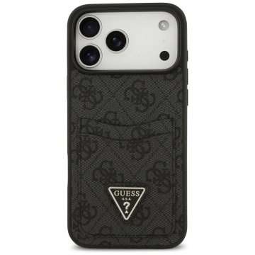 Etui Guess do iPhone 17 Pro Max 4G Double Card Triangle Black
