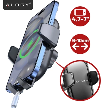 Uchwyt do Samochodu na Telefon Szybę Deskę Kokpit Kratkę samochodowy Holder mocny + Organizer na kabel