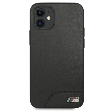 Etui na telefon BMW BMHCP12SMHOLBK do Apple iPhone 12 Mini 5,4" czarny/black hardcase M Collection Smooth PU