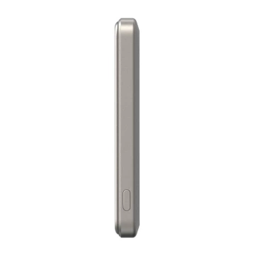 Magnetische Powerbank mit Ständer ESR Qi2 MagSlim 5000mAh 15W Sand