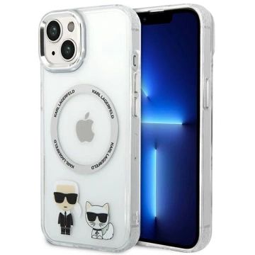 Etui Karl Lagerfeld KLHMP14MHKCT do iPhone 14 Plus 6,7" hardcase Karl & Choupette Aluminium Magsafe