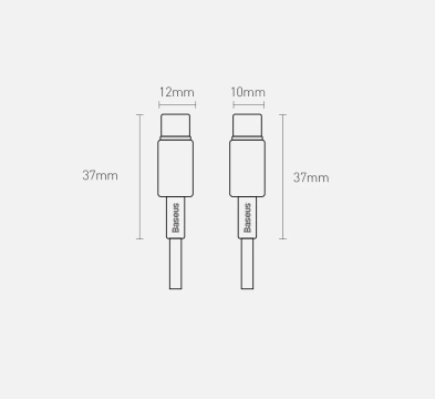 Baseus USB Typ C - USB Typ C Kabel Power Delivery Quick Charge 100 W 5A 2m schwarz (CATWJ-A01)