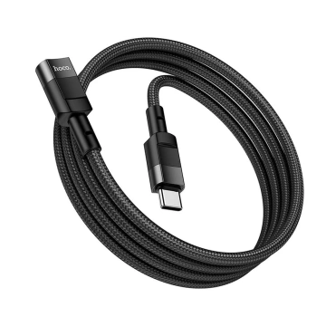 HOCO OTG-Adapter Typ C (männlich) auf Typ C (weiblich) 3A U107 1,2M Schwarz