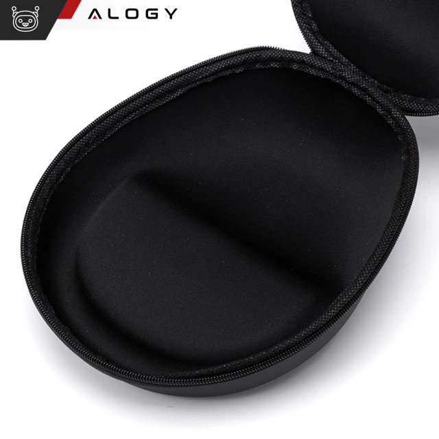 Etui ochronne na słuchawki do JBL TUNE 720BT 760NC 770NC Alogy Hard Case obudowa ochronna na zamek 23x18x11cm Czarne