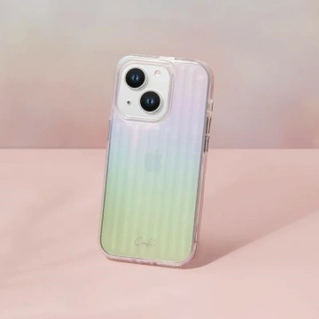 Etui UNIQ Coehl Linear do iPhone 14 Plus 6,7" opalowy/irisierend