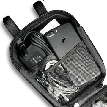Rollertasche WILDMAN TS9 2.5L Schwarze PU EVA Lenkertasche