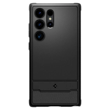 Etui Spigen Rugged Armor für Samsung Galaxy S24 Ultra Mattschwarz