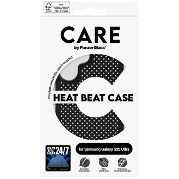 CARE Case für Samsung Galaxy S25 Ultra von PanzerGlass Feature Case Schwarz