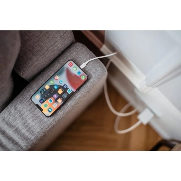 Kabel USB-C auf Lightning 1m Forcell MFi Apple PD 30W CarPlay Weiß
