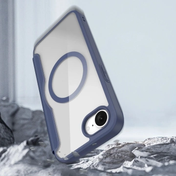 Dux Ducis Skin X Pro iPhone 16e Hülle mit MagSafe – Blau
