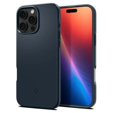 Spigen Thin Fit Mag Case für iPhone 16 Pro Max 6,9" MagSafe Metal Slate Blue