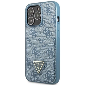 Etui Guess GUHCP13LP4TPB für iPhone 13 Pro / 13 6,1" Hardcase 4G Triangle Logo Cardslot
