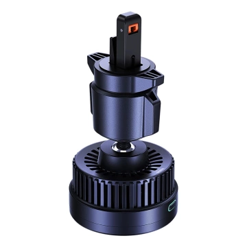 Baseus MagPro Autohalterung mit Qi2.0 15W induktivem Ladegerät für Lüftungsschlitze – Schwarz