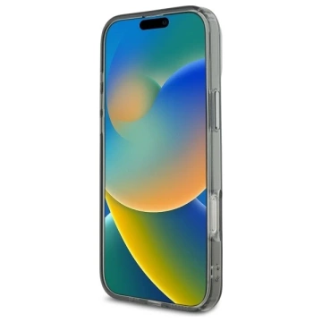 Karl Lagerfeld Hülle für iPhone 16 Pro Max 6,9" MagSafe Schwarzes Hardcase IML Metall Karl Head