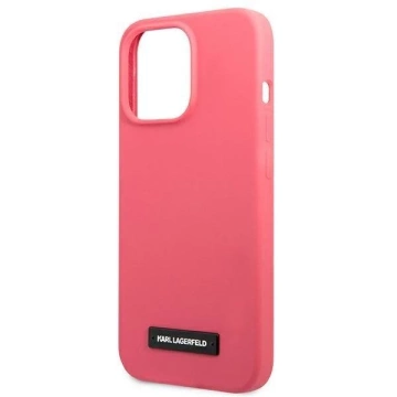 Karl Lagerfeld KLHCP13XSLMP1PI iPhone 13 Pro Max 6,7" Hardcase fuksja/fuchsia Silikonplakette